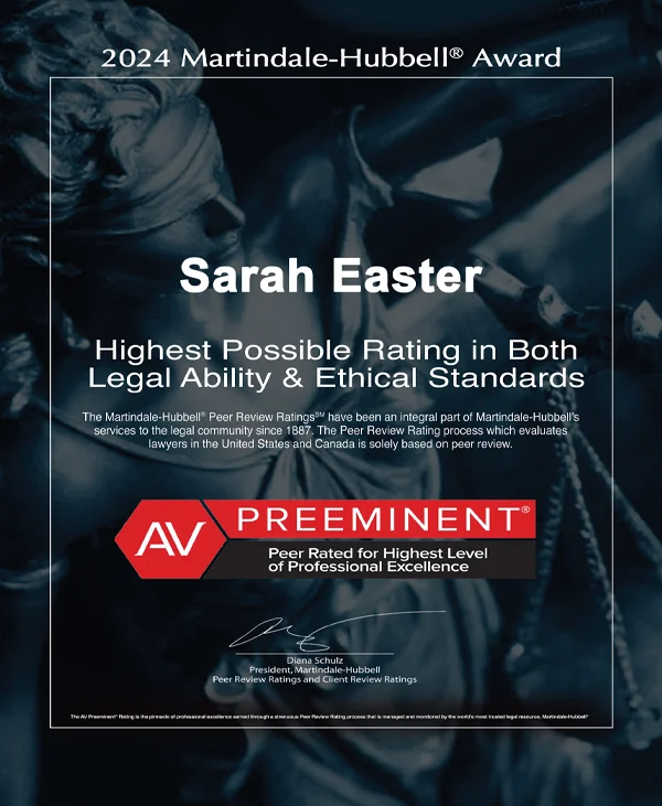 Sarah C. Easter award