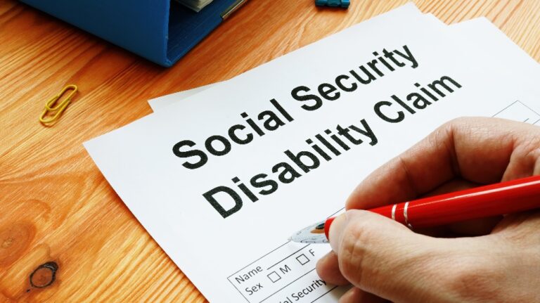 Man is filling Social Security Disability Claim