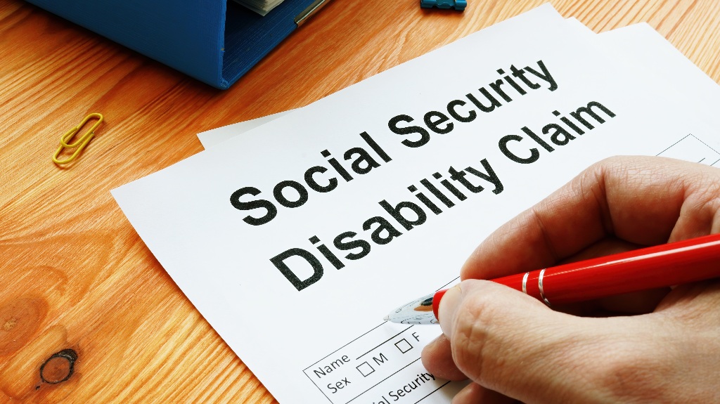 Man is filling Social Security Disability Claim